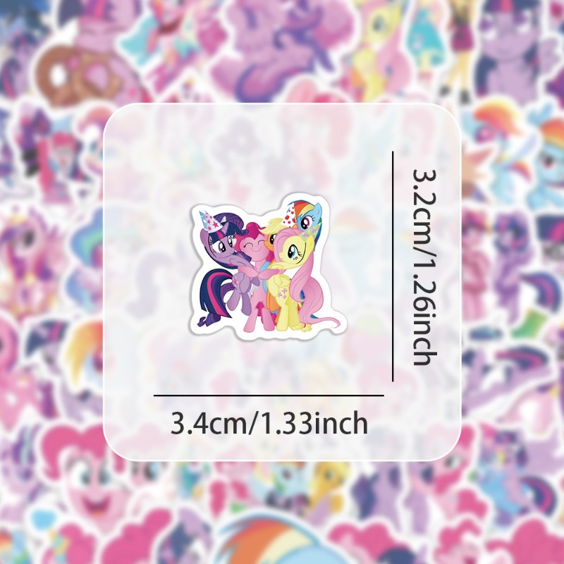100pcs Cartoon My Little Ponys - Anime Merchandise Usa review and price