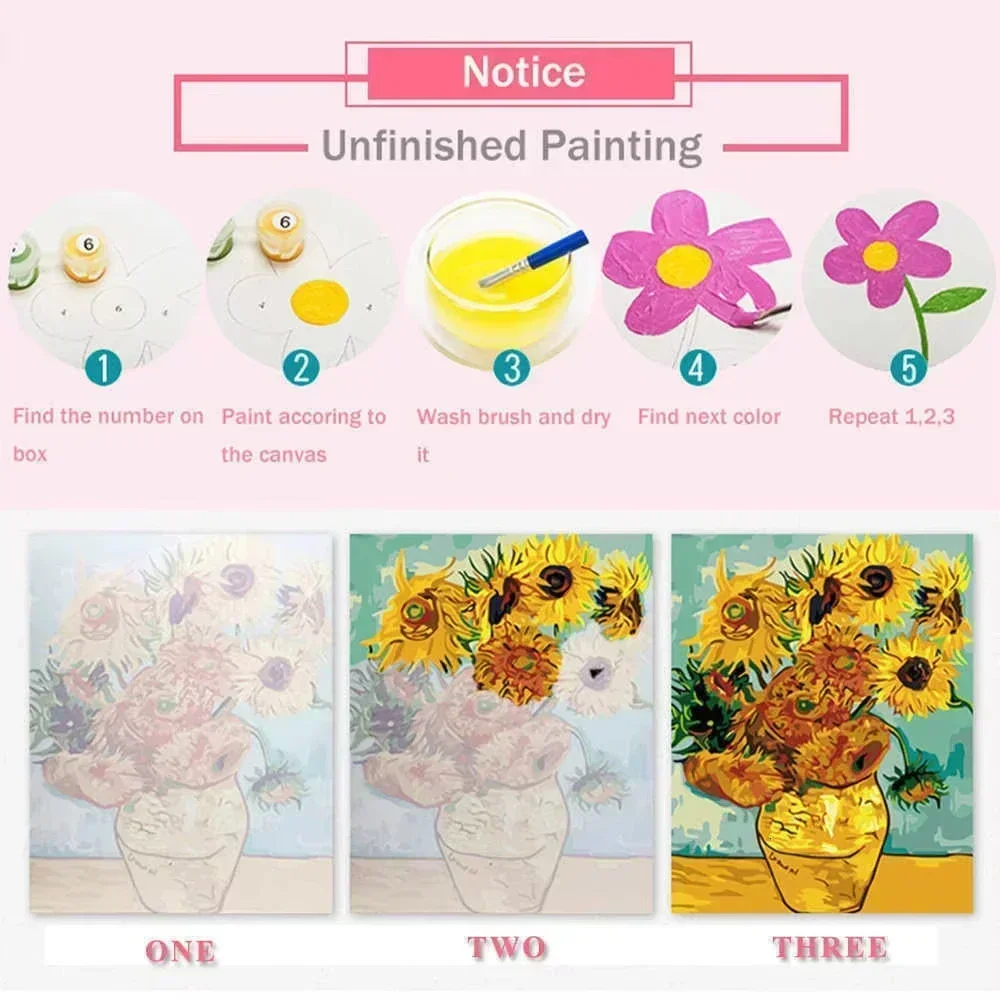 DIY Oil Painting By Numbers An - Frieren Anime Merchandise review and price
