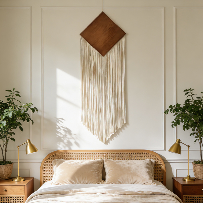 Bohemian Cotton Rope Woven Tap - Wall Scroll Tapestry review and price