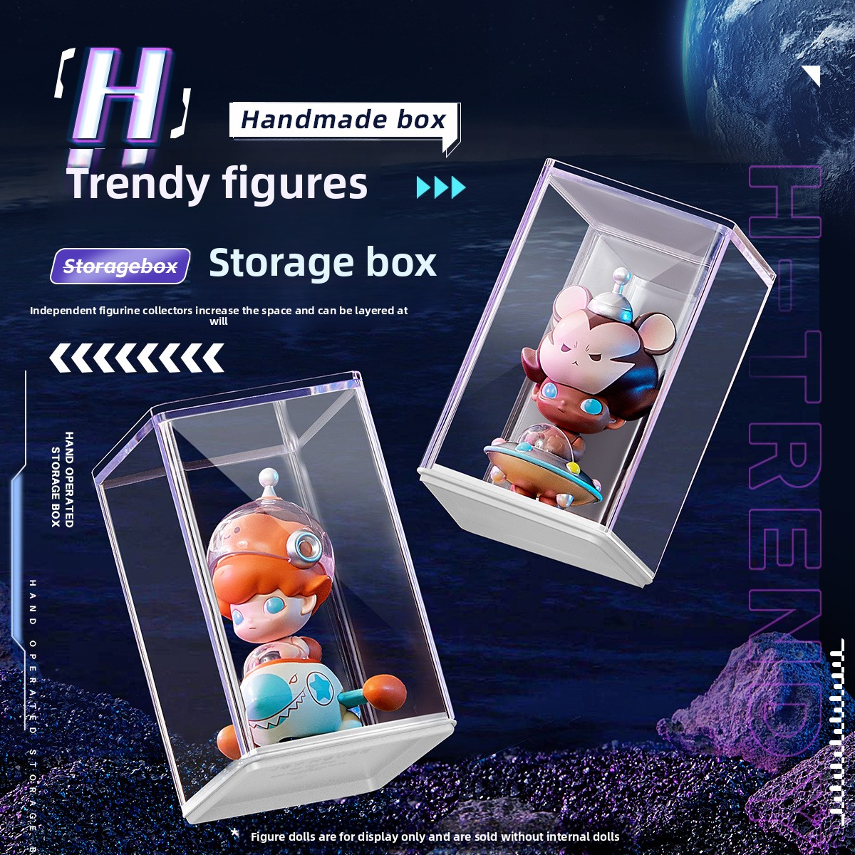 Clear Acrylic Blind Box Displa - Figure Display Box review and price