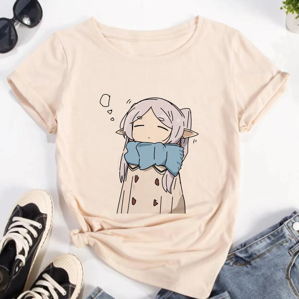 Frieren Tshirt Women Streetwea - Frieren Anime Merchandise review and price