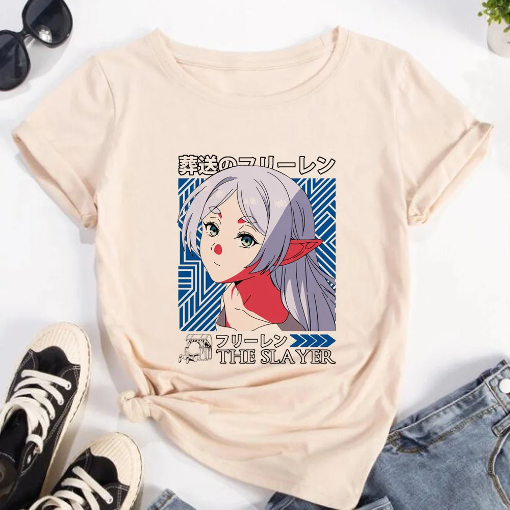 Frieren Tshirt Women Streetwea - Frieren Anime Merchandise review and price